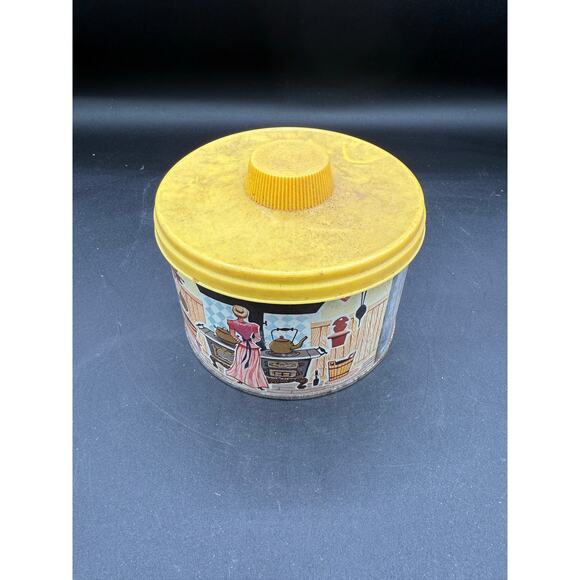 Vintage 1960 Mrs. Leland's Round Tin - Home Sweet Home - (NBPE#1820) - Picture 3 of 8